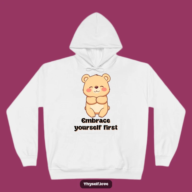 Funny Bear Hug Hoodie: Cozy Comfort Wear, Ideal Funny Gift