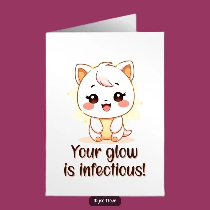 Free Printable Congrats Card: Radiant Glowing Celebration Art!